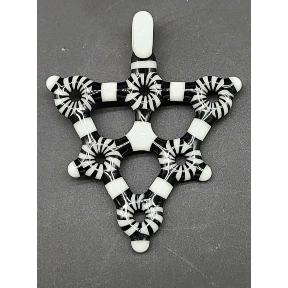 Kaja Glass 6 Circle Trident Pendant — view 2