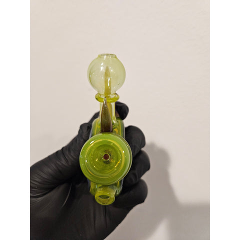 Limedrop Donut Dry Pipe By Freeekglass