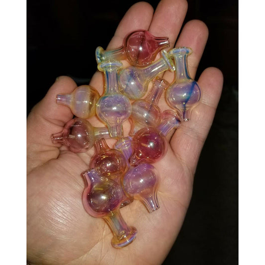 Fumed Bubble Caps by Clayball Glass