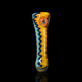 KJH Glass chillum A - marble side view