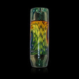 KJH Glass joint tip D - green with wig wag