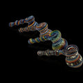 KJH Glass Linework Mini Hammer Bubbler