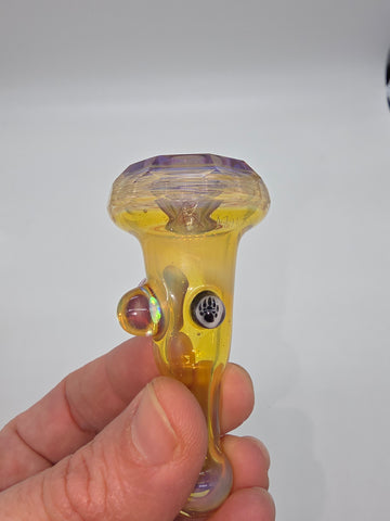 Lil Bear x Banjo Glass Faceted Chillum