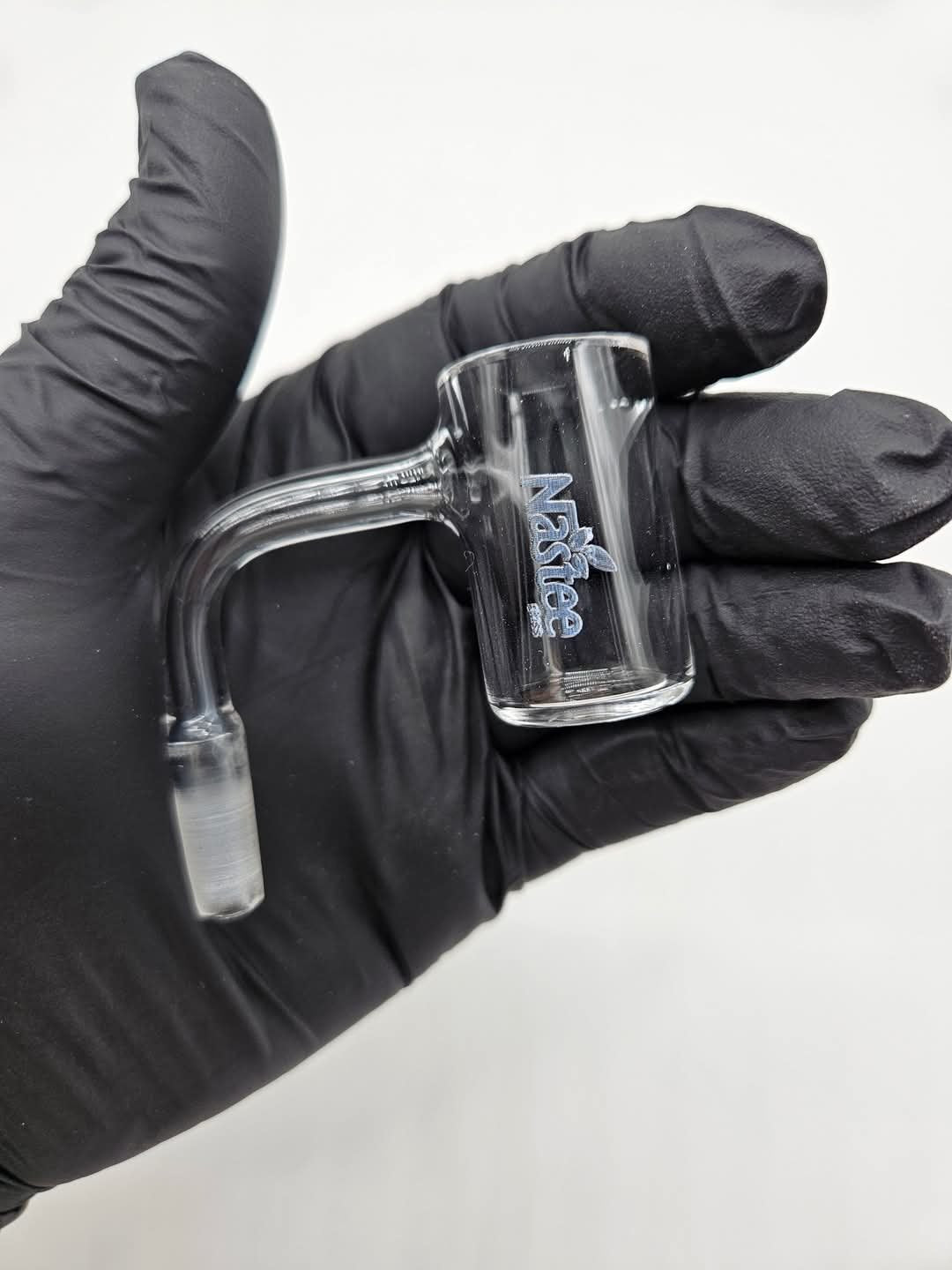 Nasteeglass quartz bangers — 24mm OD beveled flat tops in 10mm and 14mm joint configurations