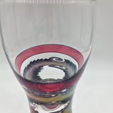 KJH Glass bipolar weizen cup linework detail