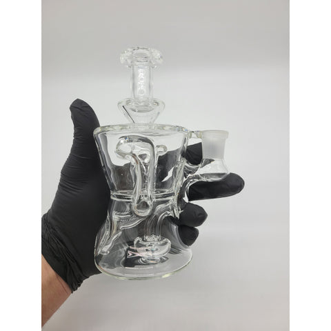 Clear Gillcycler By Rowdy Glass