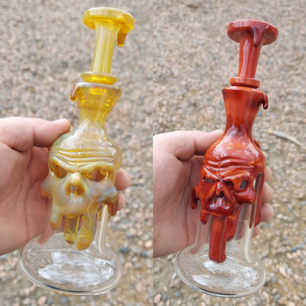 Grime Glass Skull Drip Rig