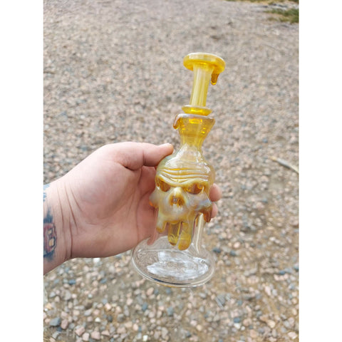 Grime Glass Skull Drip Rig